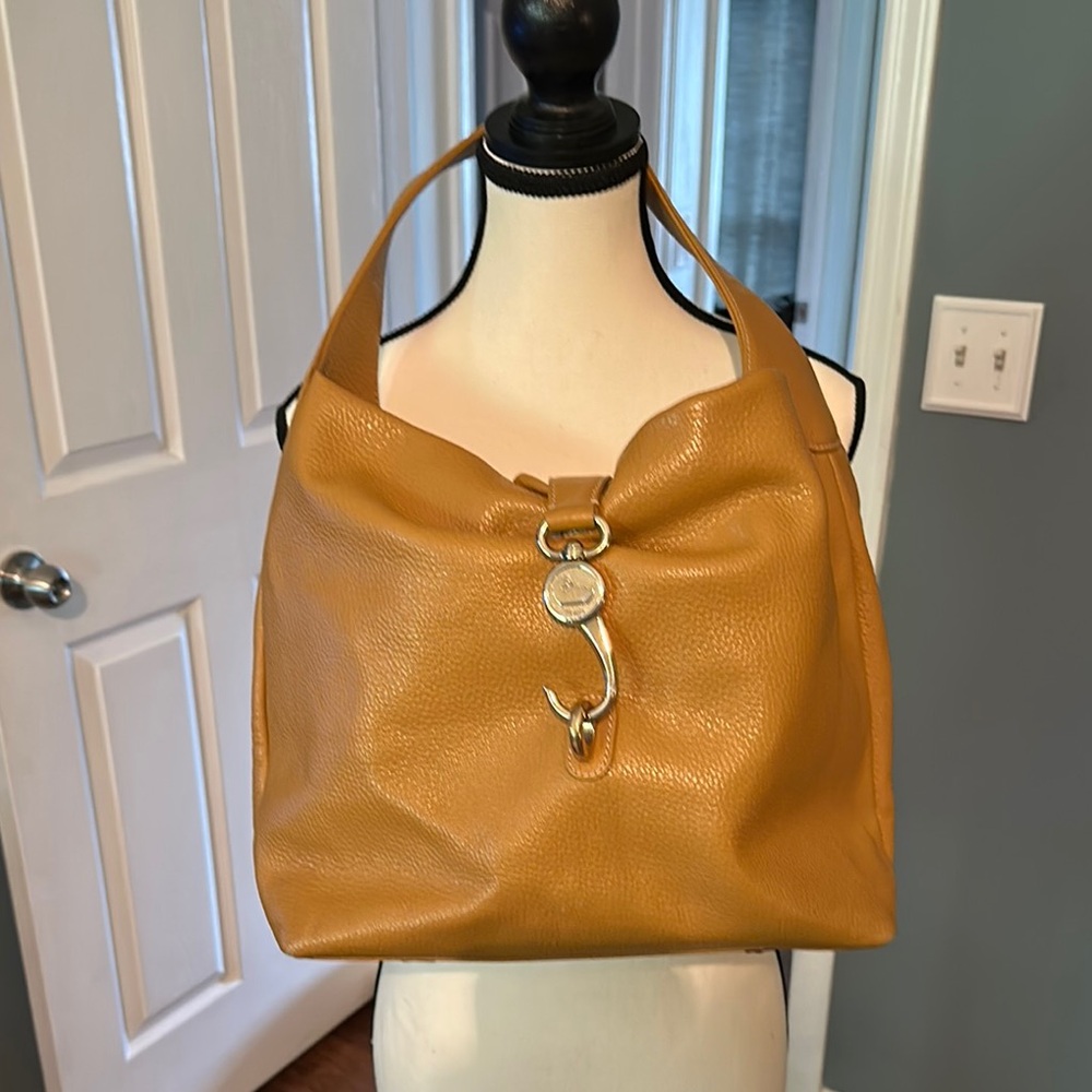 Dooney & Bourke Tan Leather Hobo Bag